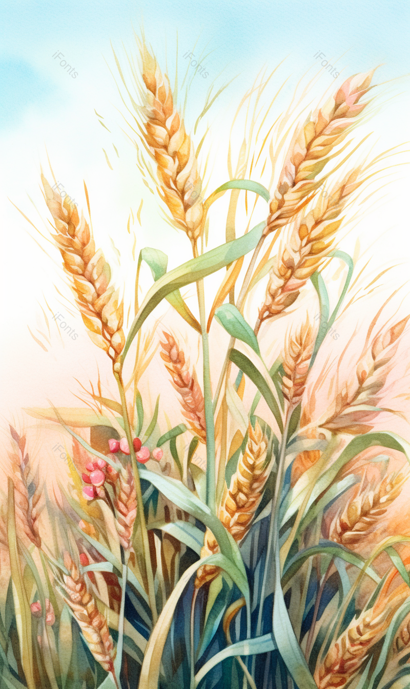 金黄色麦田秋天收获田野艺术肌理插画背景,插画/手绘图,插画/手绘图库,插画/手绘图下载,插画/手绘